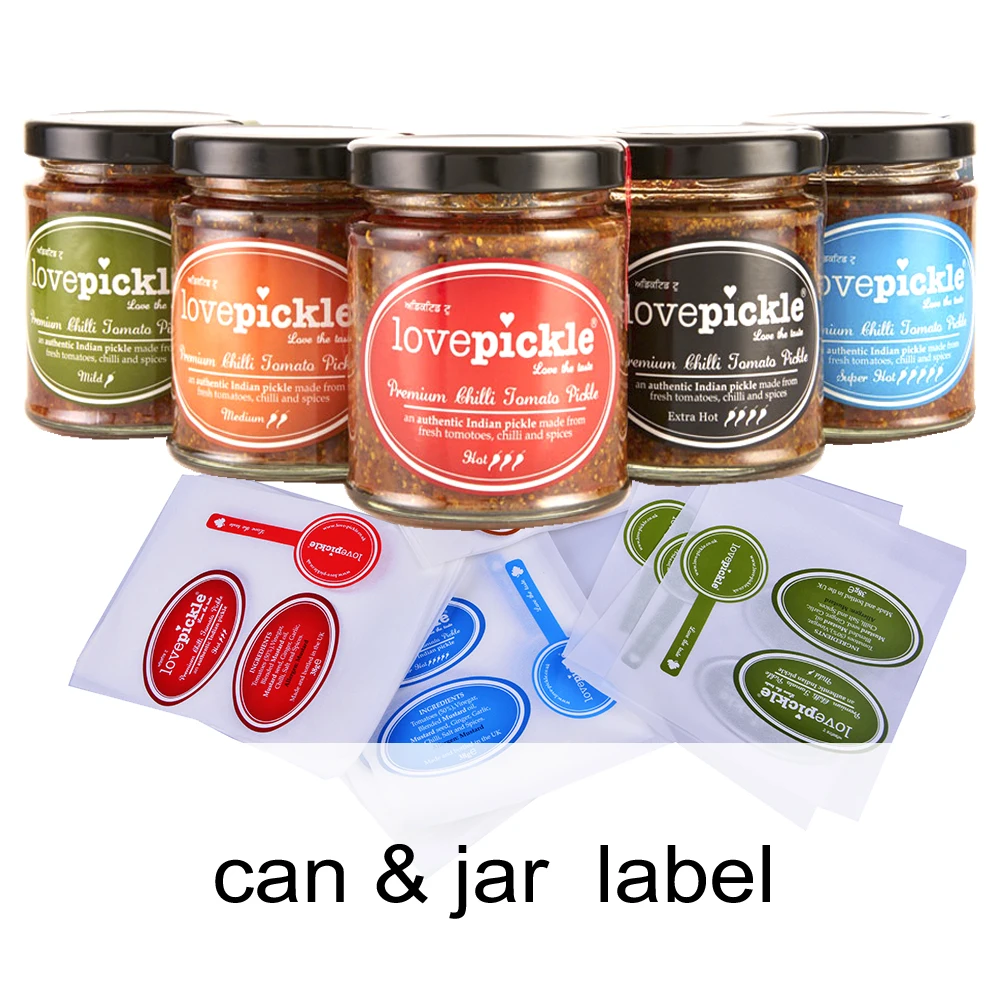 can & jar label