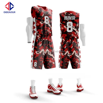 High Quality Camouflage Design Basketball Jersey - Buy Cmouflage Design
