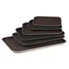 Anti skid Rectangular, Oval and Round rectangular serving tray, plastic appetizer serving tray