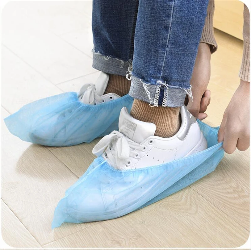 
Universal Size Men Women Slipcover Home Indoor Cleaning Overshoes Disposable Shoe Covers 