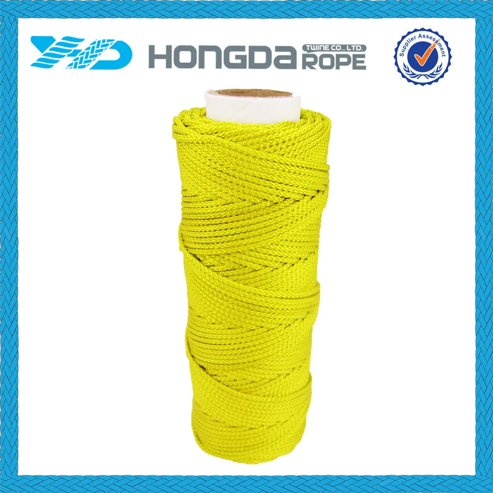 Polyester Twine 8 Strand Braided Polyester Rope 1.5 Mm Dacron Twine