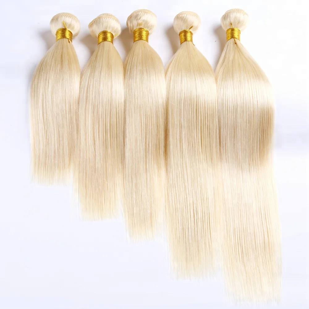 

613 hair bundle Straight Brazilian Virgin Remy Bundle Weft in stock