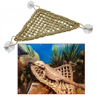 

100% Natural Seagrass Reptile Lizard Lounger Bearded Dragon Hammock Triangular 12.5 x 17 inches