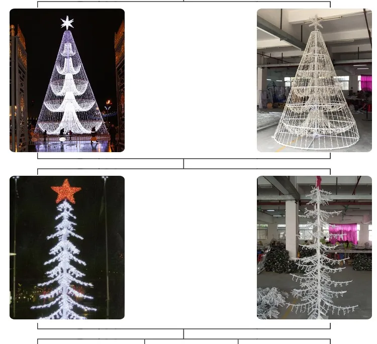 3D Christmas Giant Ball Shape light Tree for Front hotel Door