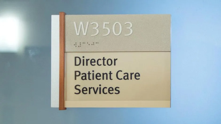 custom made suspending led suck mould acrylic sign board illuminated indoor directional signage hospital signs