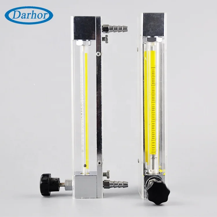 Darhor Glass Tube Rotameter Chemical Air Flowmeter Acid Gas Flow Meter