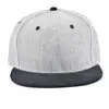 Design your own wool acrylic flat snapback hat custom blank cap
