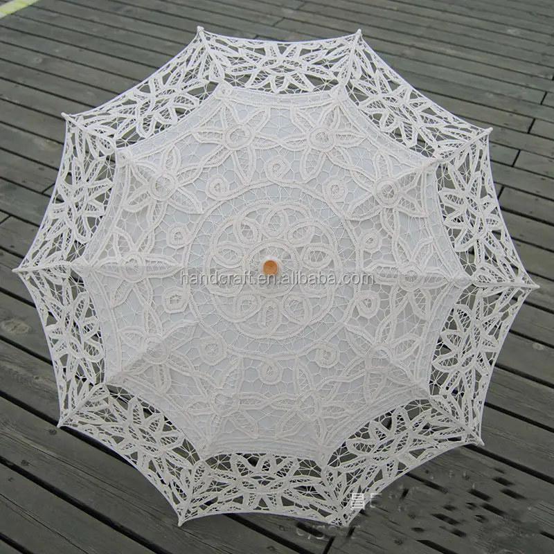 vintage white lace umbrella