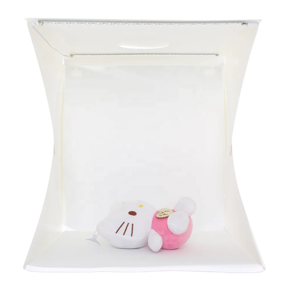 

40cm led mini photo studio photography equipment light box shooting tent, White