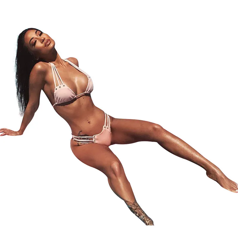

High Quality Women Bandage Bikini Swimwear Set, N/a