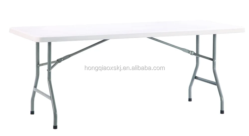 
hot selling 180cm 6ft trestle foldable table with HDPE top for picnic or restaurant 