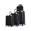 Brand New Durable N'8 Zipper Aluminum Frame ABS+PC Trolley Luggage Bag Case 2 Piece Sets