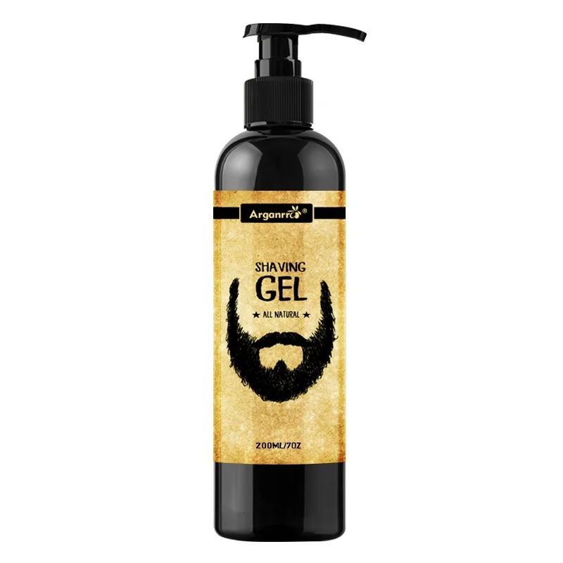 
ARGANRRO oem keeps your skin feeling cool and refreshed moisturized beard shaving clear gel 250ml  (62023241118)