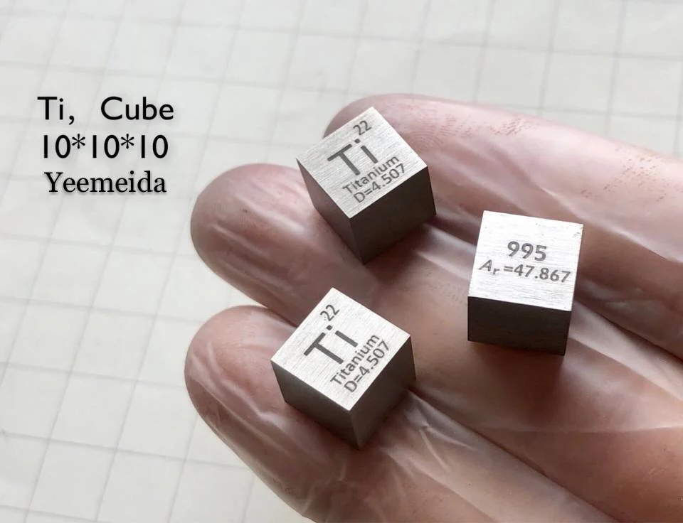Density Cube Set - Periodic Table Metal Cubes Collection