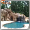 2016guangzhou home decorate fiberglass rock waterfall used water fountain for sale