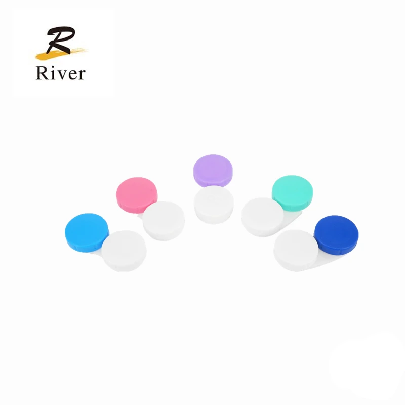 

eyekan eyeglasses eyewear contact lens case., Blue, purple, navy