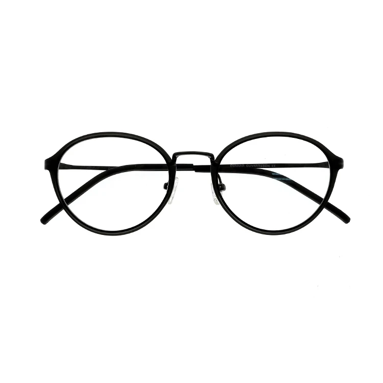 

FONHCOO In Stock New Model Unisex Black Round Frame Metal Optical Frame Eyeglasses, Any colors is available