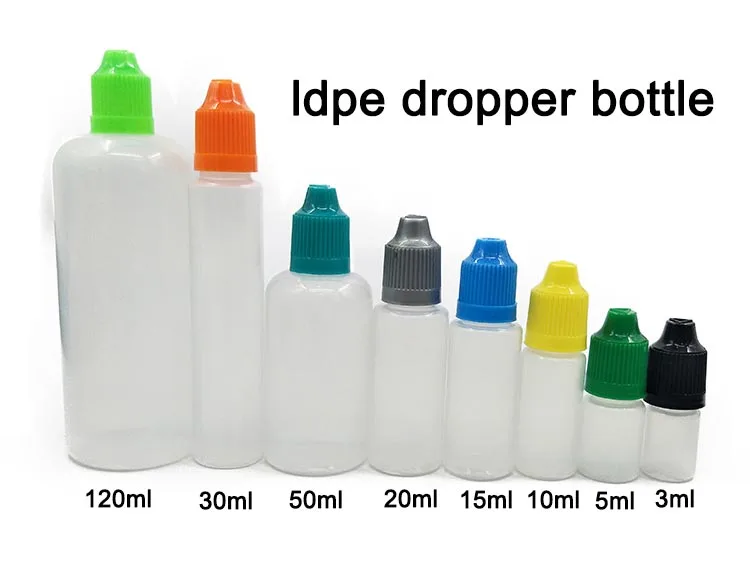 empty e-liquid bottle