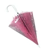 Luxury girl umbrella 3D POE straight umbrella for star