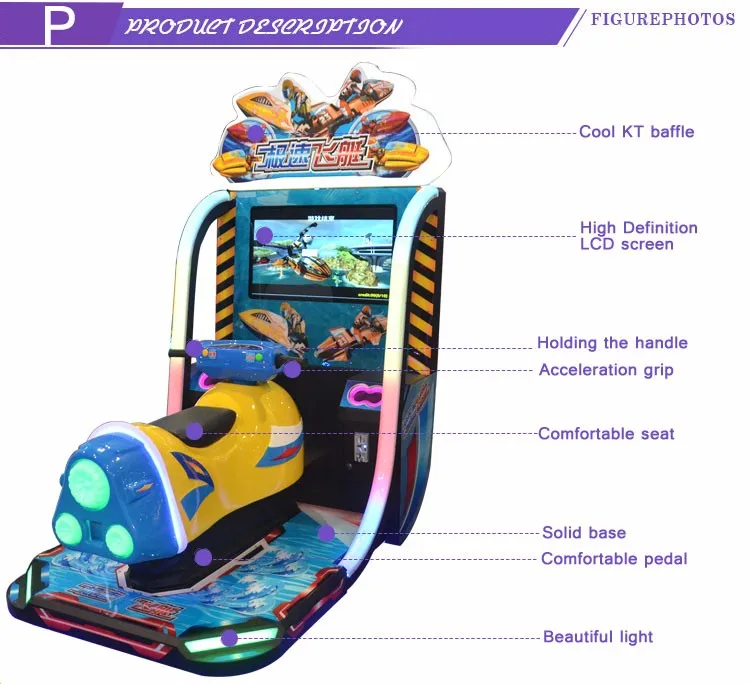 Uzbekistan very cool race car simulator arcade game machine supplier-Speed rider-(MR-QF008)