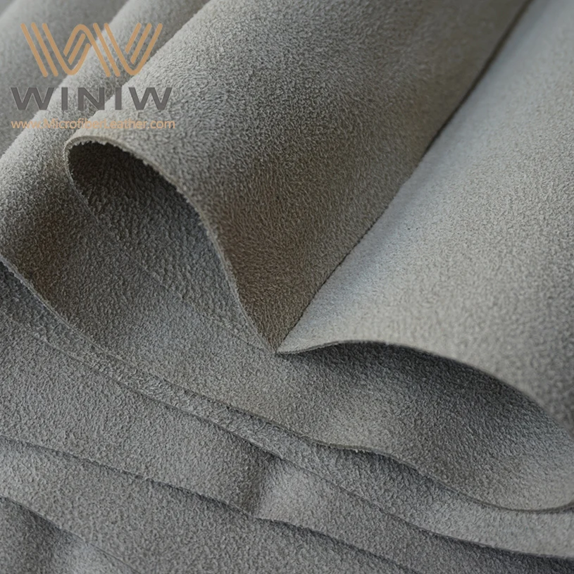 PU Coated Suede Leather Materials