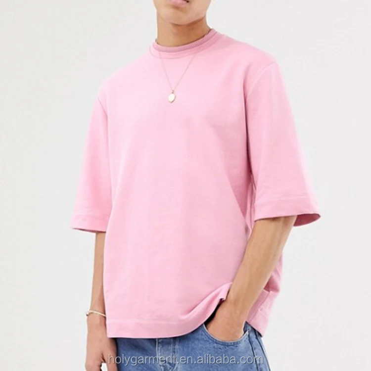 oversized short sleeve sweatshirt