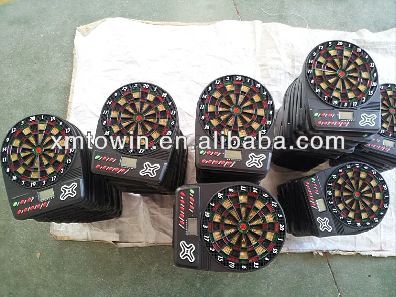 electronic dart board with stand