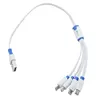 Quick Charge 3.0 Cable Keychain Multifunction Data Cable 3 In 1 Charging Cable