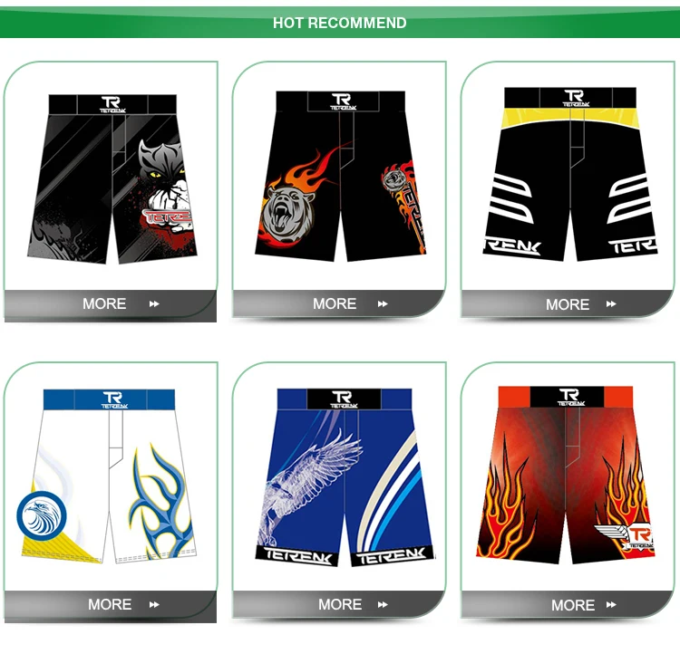 2018 Newest Wholesale Custom Make Your Own Sublimated MMA Shorts