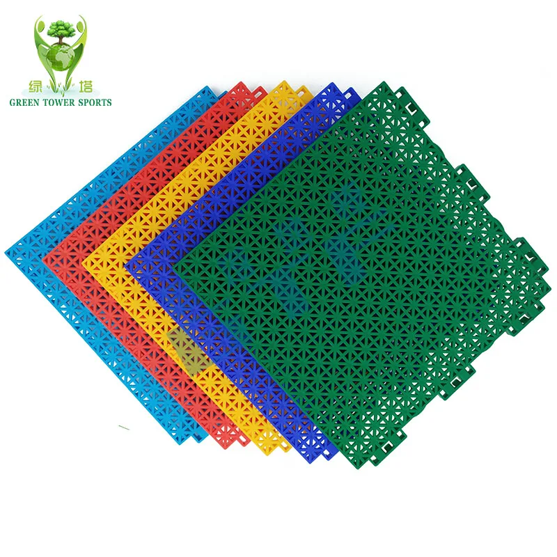 

Factory Price High Quality Anti-slip Removable PP Interlocking Flooring Tiles for Basketball Court, Customized