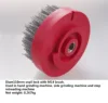 5" Snail Lock Wire Brush grit 120