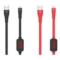 

New Design Hoco S4 Charging Data Cable WIth Timing Display For Lightn