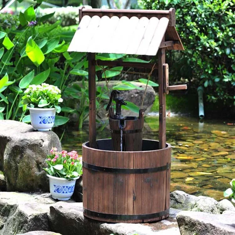 Get Garden Wooden Wishing Well Planter With Pump Buy Wooden Garden Free Get Wallpaper Garden Wooden Wishing Well Planter With Pump Buy Wooden Garden Desktop Wallpaper Free