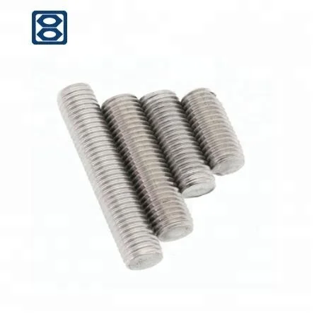 
Haiyan Bafang carbon steel or stainless steel threaded metal rod DIN975 thread rod 