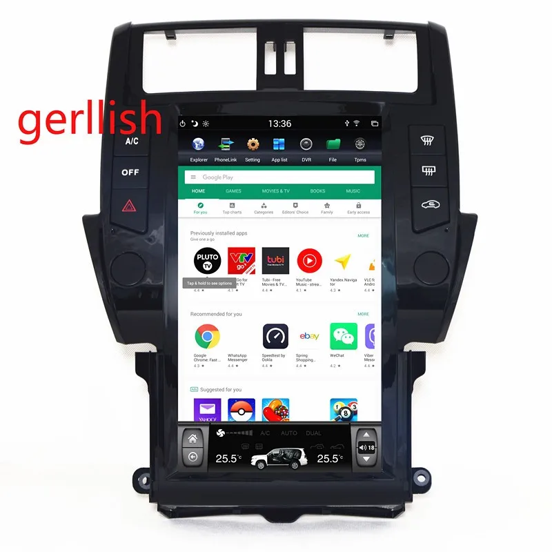 13.6 Inch Tesla Style Vertical Screen Android Car Gps Dvd Player For