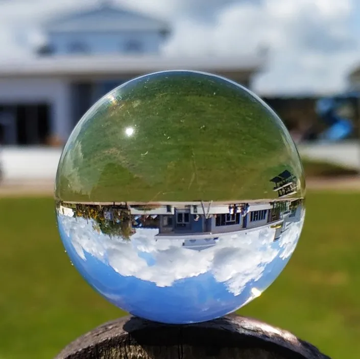 

Free shipping clear  K9 crystal lensball for photography