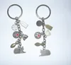 2018 fashion pets paw dangle pendant key chain