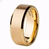 Buy Mens Ip Plated 18K Plating Gold Tungsten Wedding Bands Ring
