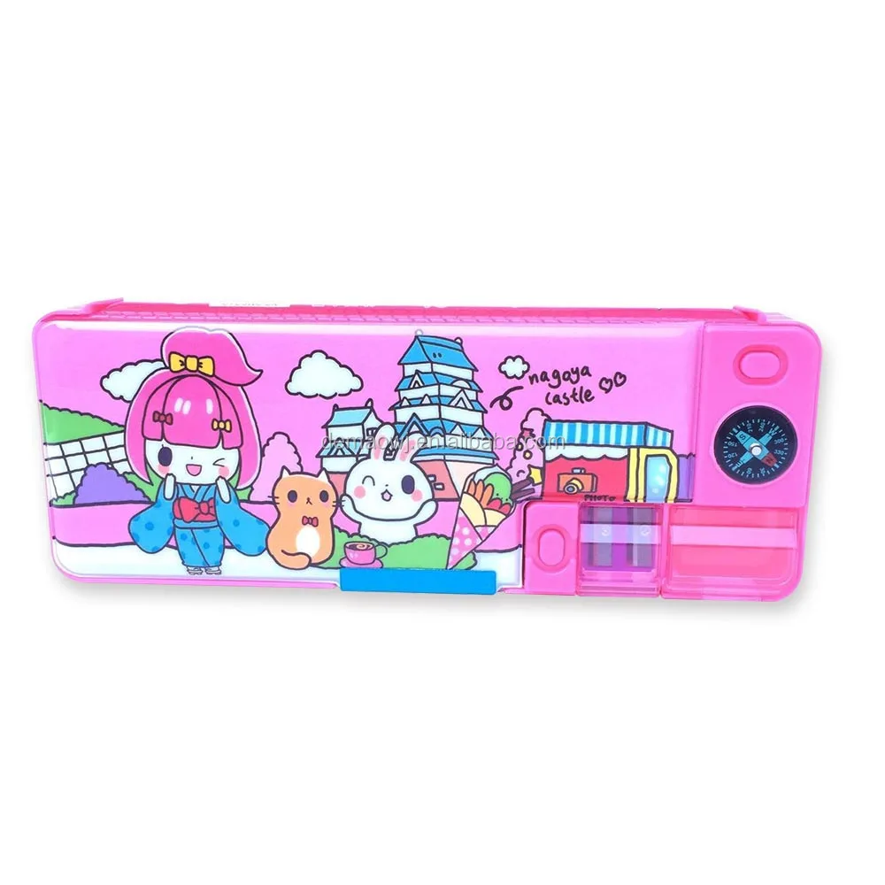 pencil case with sharpener