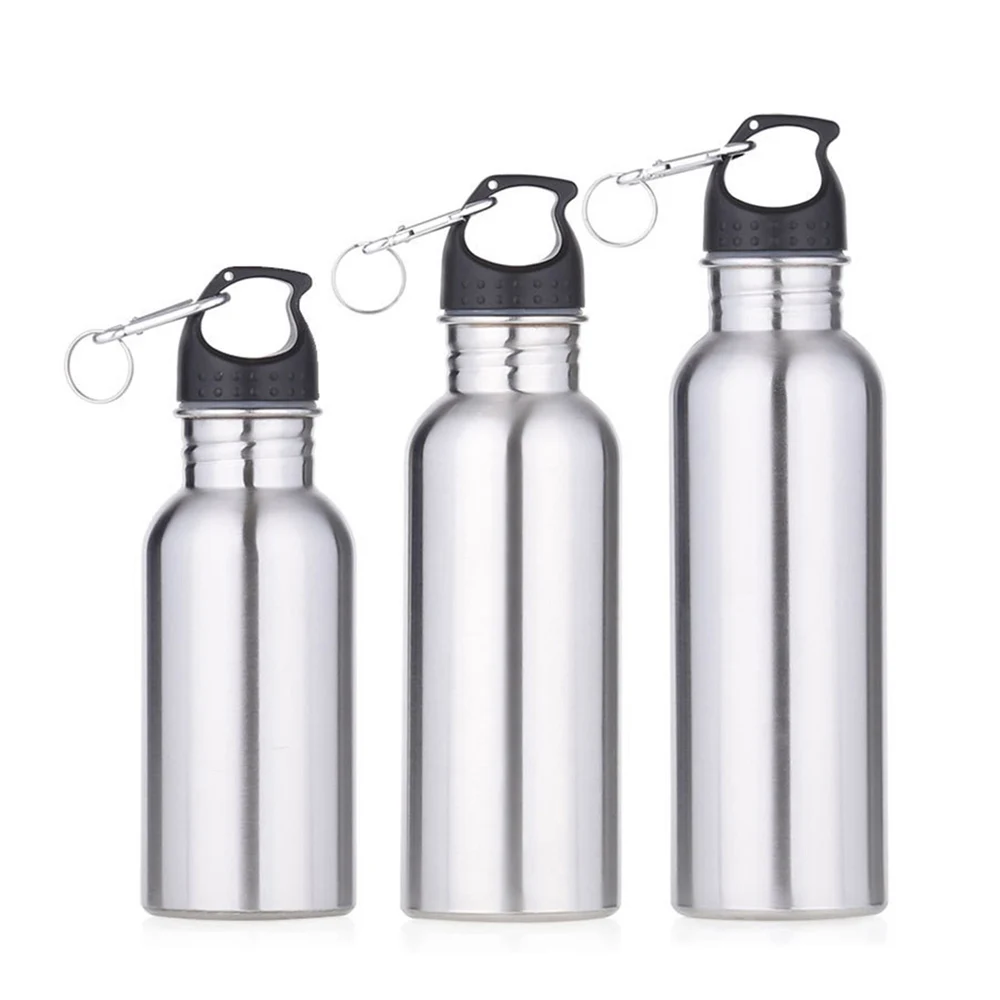 

Hot Stainless Steel Sports Water Bottle for Bicycle Cycling, Sliver