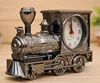 2019 Hot Sale Cheap price train shape table alarm clock for home and office use metal clock