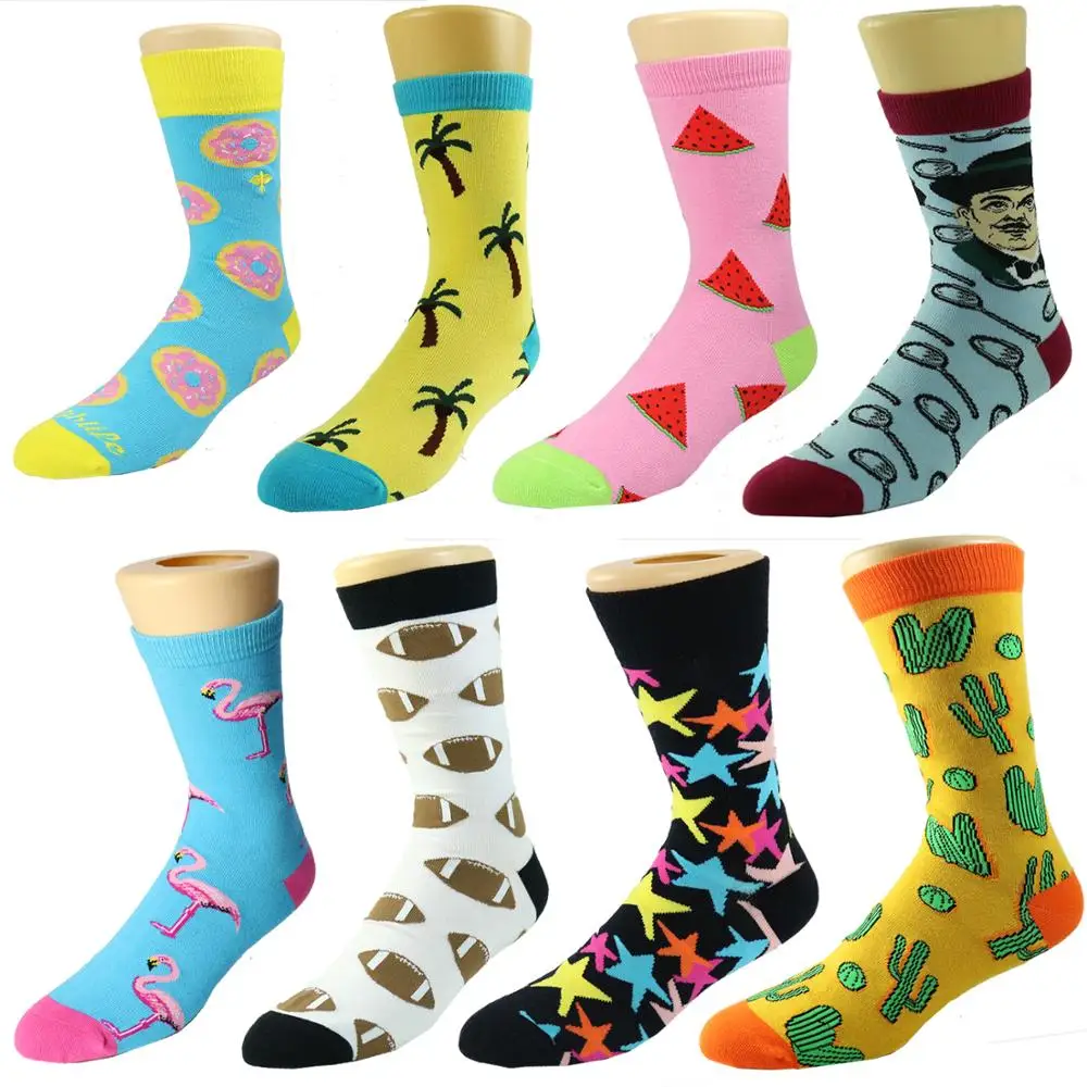 

Fashion happy funny Custom sock manufacturer cotton women men socks