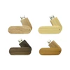 Multi Color Wood Wooden Swivel 1gb 2gb 4gb Free Sample Request Usb Flash Drive