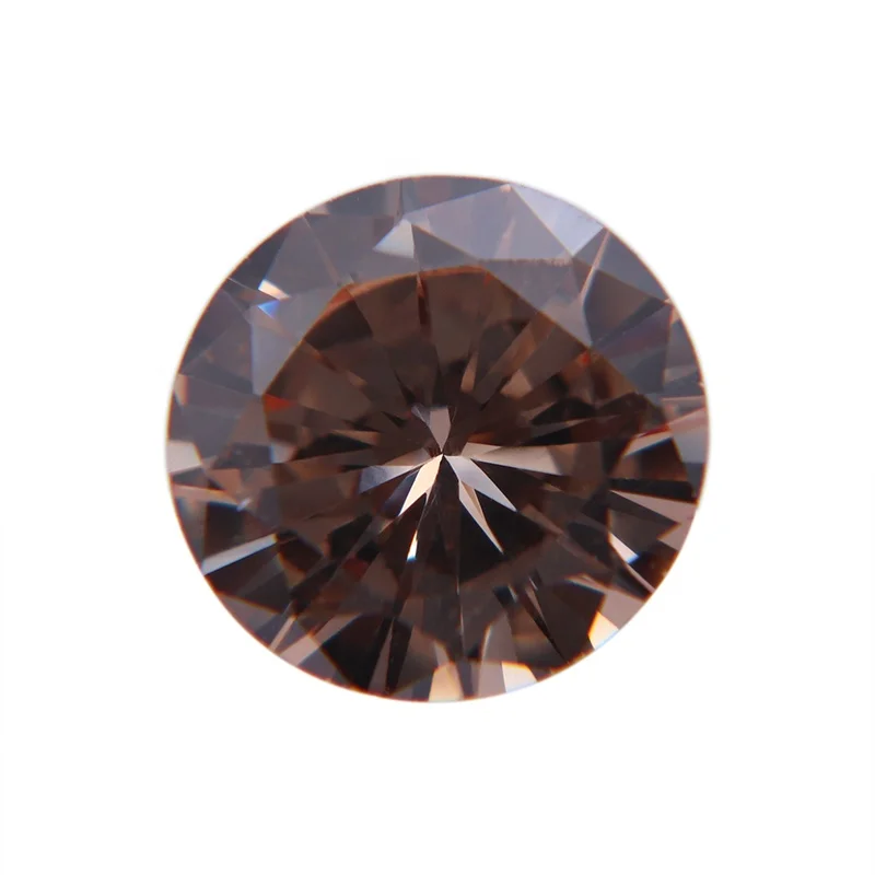 

Round Cubic Zirconia M-Champagne Best Price Wholesale Stones Jewelry