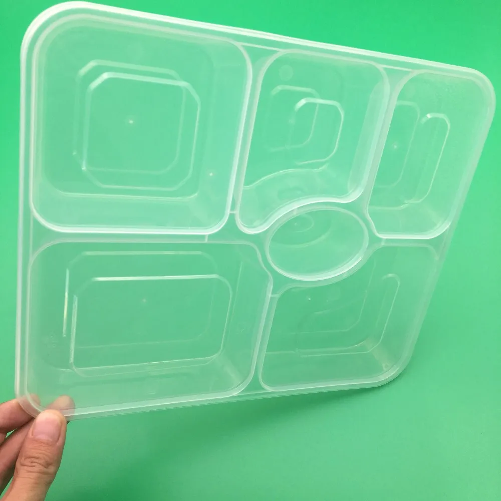Products Supply Plastic Disposable Multi Compartment Takeaway Food
