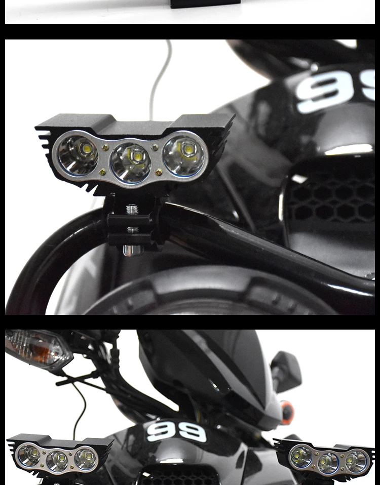 Luz de trabajo llevada DC 12v DC del faro de la motocicleta 30w para la motocicleta