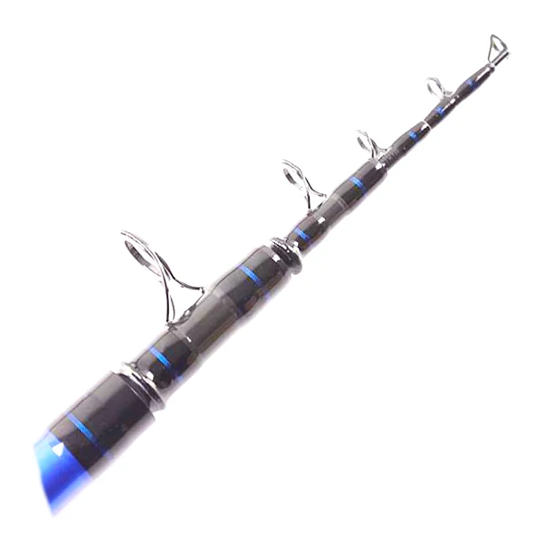 

TSR070 cheap fishing tackle made in china graphite tele surf fishing rod, Blue