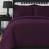 Microfiber embroidery flower bedspread bedsheets quilt set
