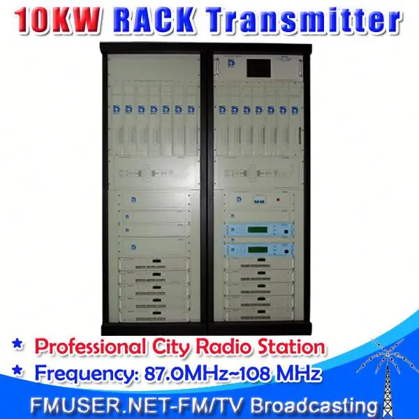 CZH618F-10KW Professional FM Watt Fm Transmitter 10000w radio broadcast FM transmitter exciter-RC