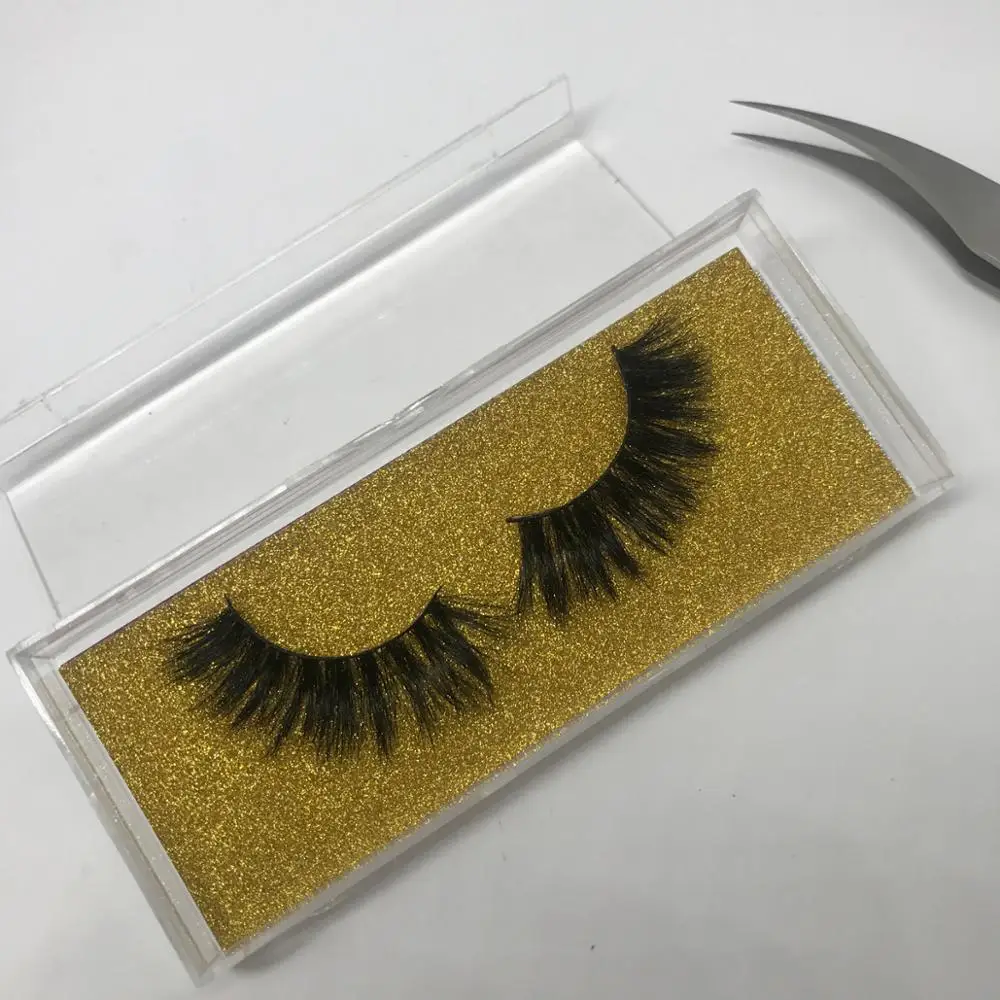 

Wholesale Own Brand Custom Package Private Label 3D Mink Eyelashes, Natural black